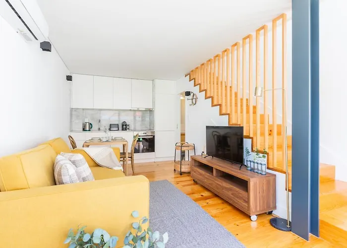 Lägenhet Heroismo Duplex Terrace Oporto