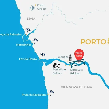 Heroismo Duplex Terrace * ポルト