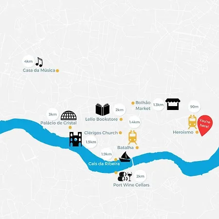 Heroismo Duplex Terrace Lejlighed *